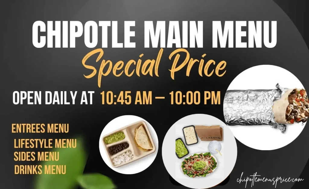 Chipotle Menu with Prices | Updated April 2025 1 Chipotle Menu with prices